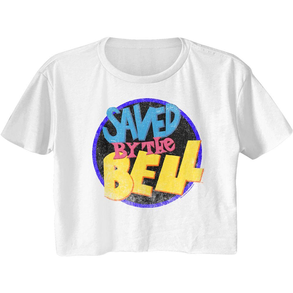 Saved By The Bell Sbtb Logo Womens Crop Tee Hoodie, Sweatshirt | ZylaModa.com (Image 2)