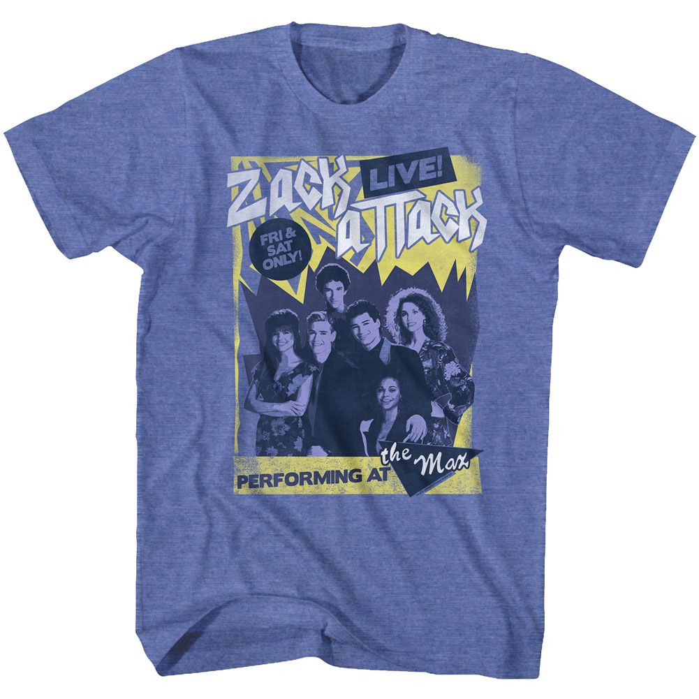 Saved By The Bell Zack Attack Live! T-Shirt Hoodie, Sweatshirt | ZylaModa.com