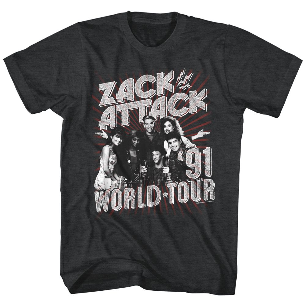 Saved By The Bell Zack Attack World Tour T-Shirt Hoodie, Sweatshirt | ZylaModa.com