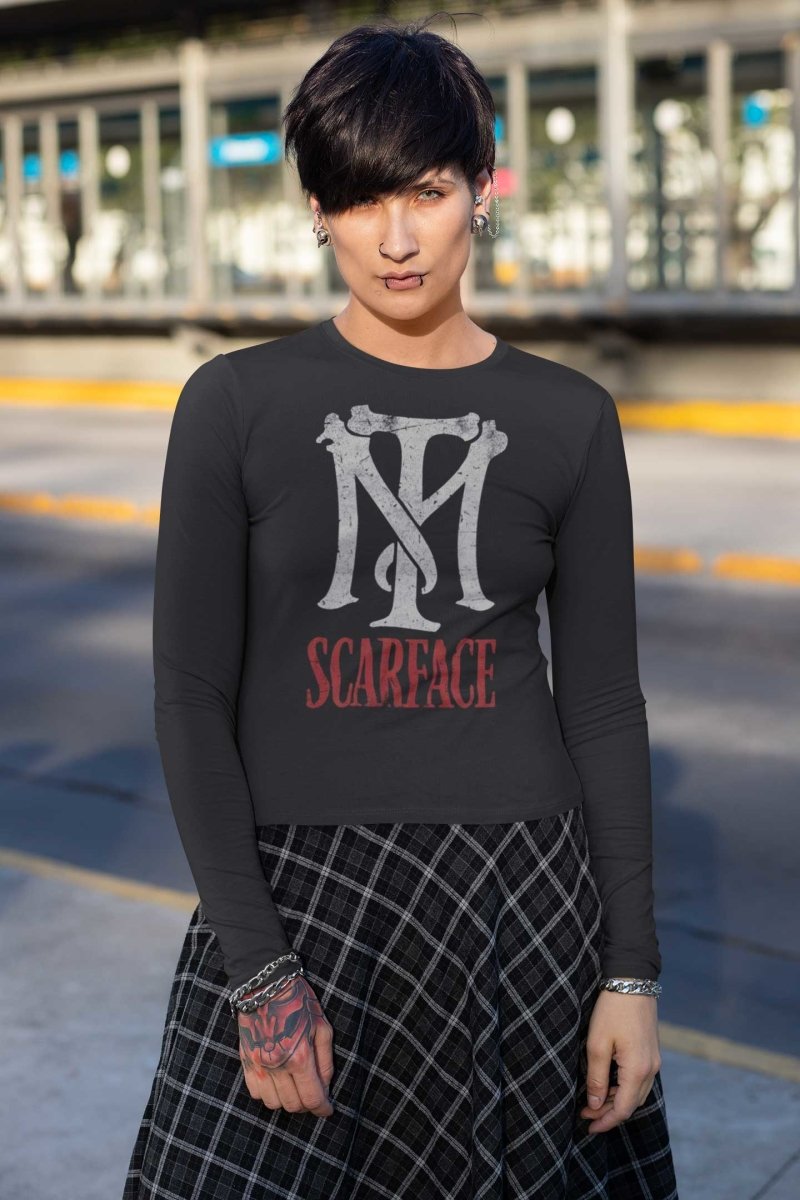 Scarface Tm Scarface Long Sleeve Boyfriend Tee Hoodie, Sweatshirt | ZylaModa.com (Image 1)