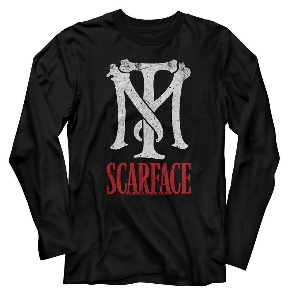 Scarface Tm Scarface Long Sleeve Boyfriend Tee Hoodie, Sweatshirt | ZylaModa.com (Image 2)