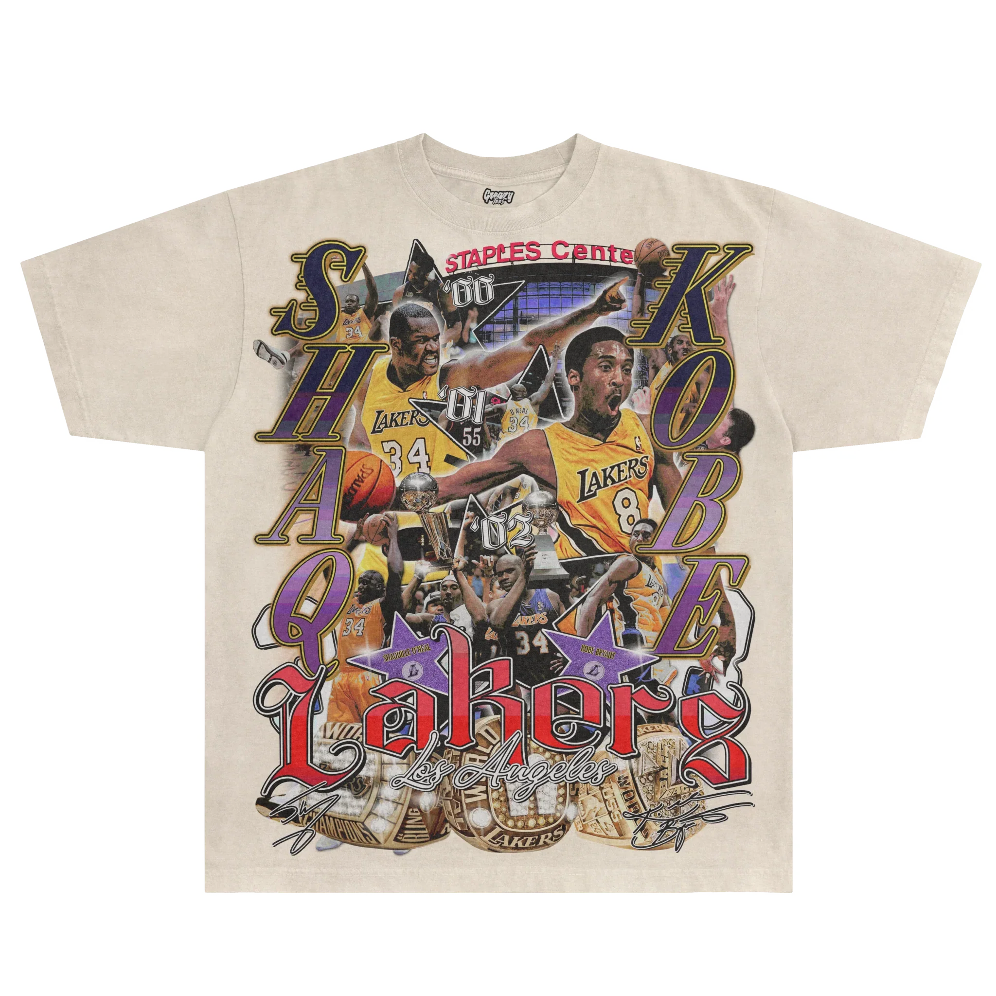 Shaq & Kobe '00-02 Classic Tee Style003 Hoodie, Sweatshirt | ZylaModa.com (Image 1)