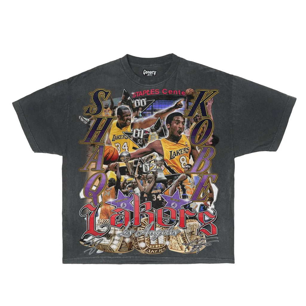 Shaq & Kobe '00-02 Tee Hoodie, Sweatshirt | ZylaModa.com (Image 5)