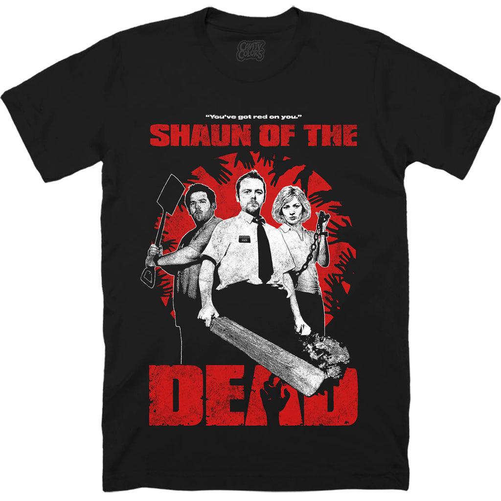 SHAUN OF THE DEAD: YOU'VE GOT RED ON YOU - T-SHIRT Hoodie, Sweatshirt | ZylaModa.com (Image 1)