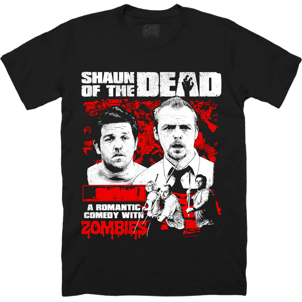 SHAUN OF THE DEAD: A ROMANTIC COMEDY - T-SHIRT Hoodie, Sweatshirt | ZylaModa.com (Image 1)