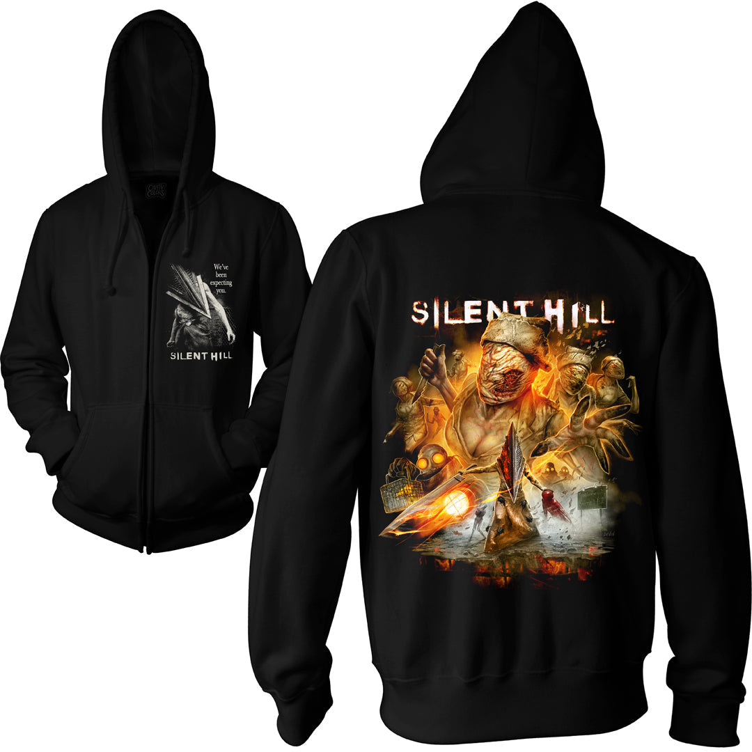 SILENT HILL: DARKNESS IS COMING - ZIP-UP HOODIE T-Shirts, Sweatshirt | ZylaModa.com (Image 1)