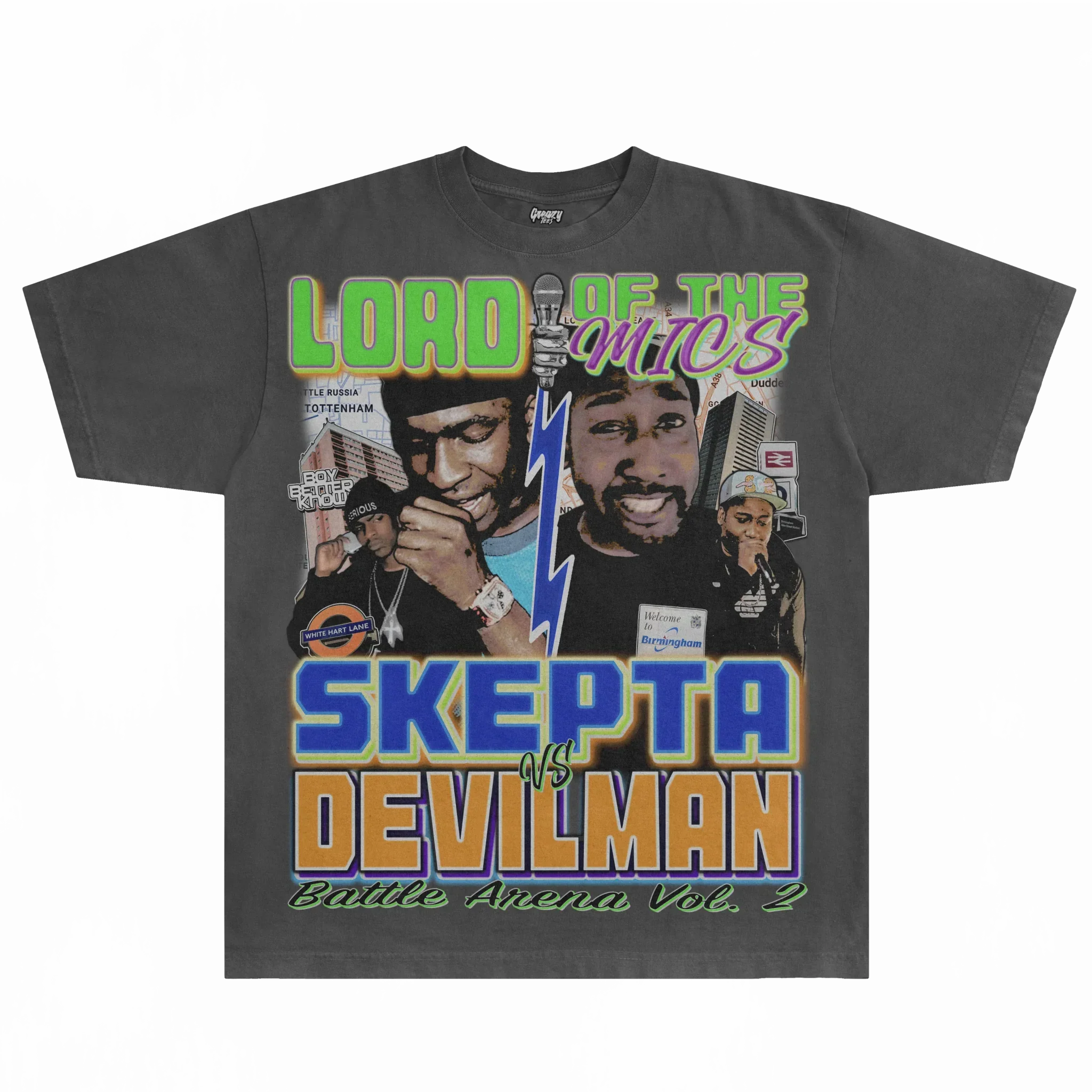 Skepta vs Devilman Lord of the Mics Tee Style002 Hoodie, Sweatshirt | ZylaModa.com (Image 1)