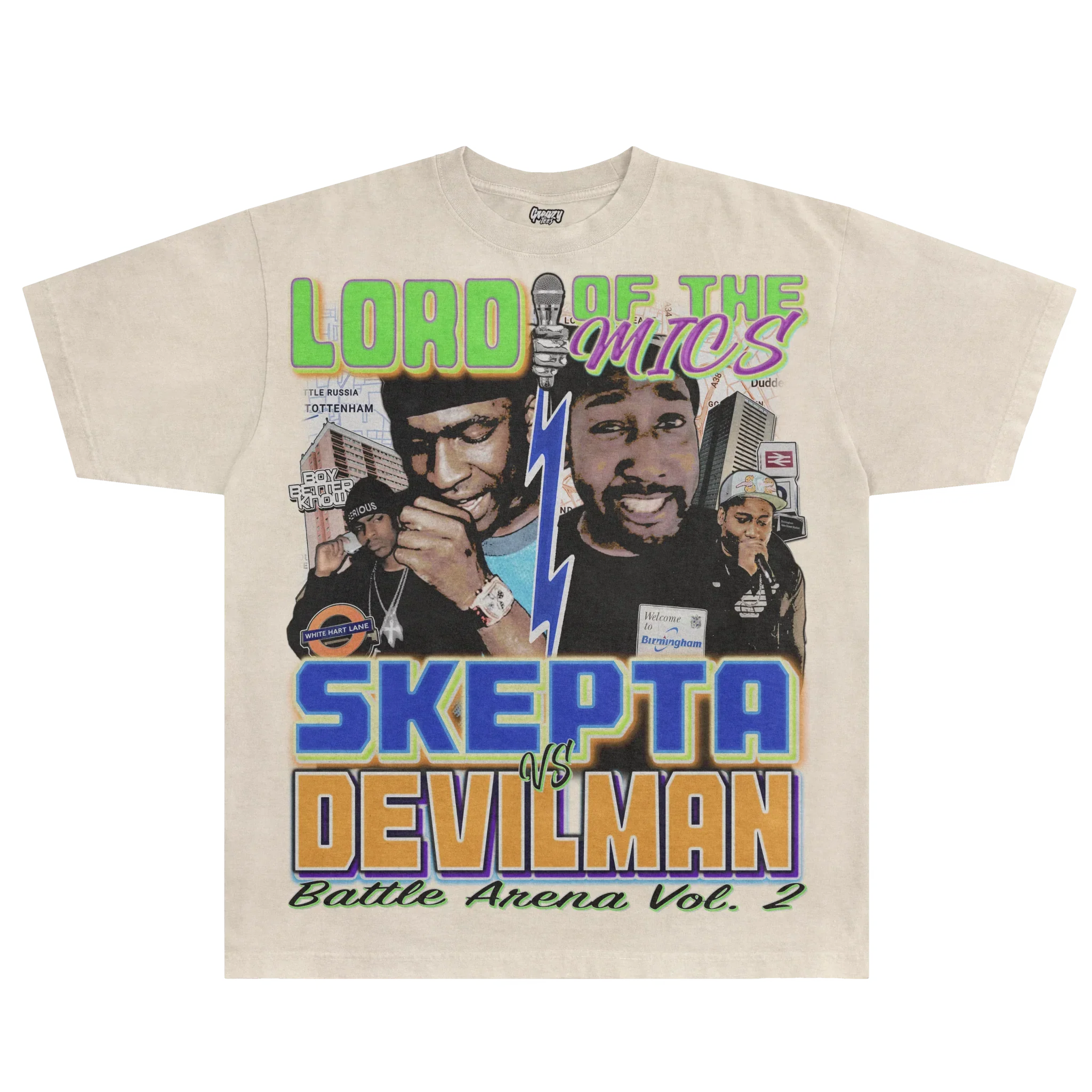 Skepta vs Devilman Lord of the Mics Tee Style003 Hoodie, Sweatshirt | ZylaModa.com (Image 1)