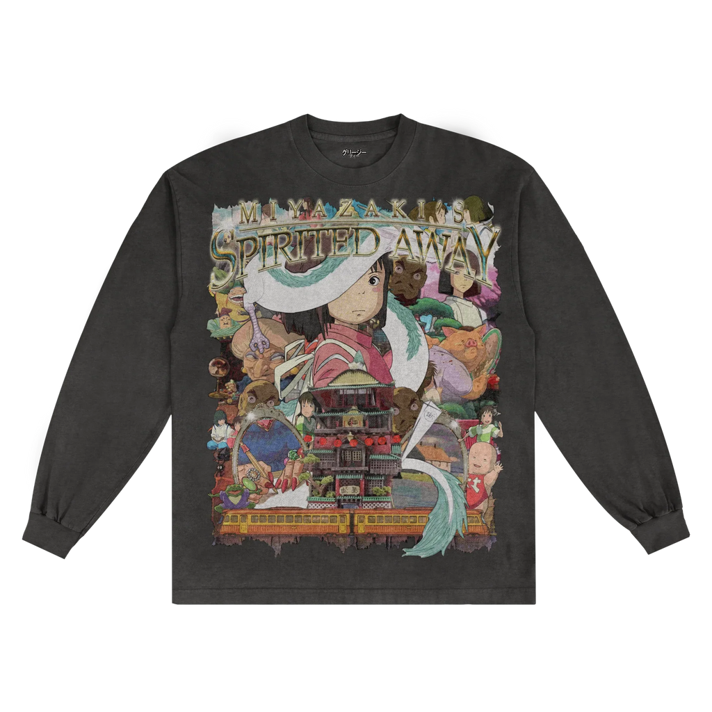 Spirited Away Long Sleeved Tee Hoodie, Sweatshirt | ZylaModa.com (Image 1)