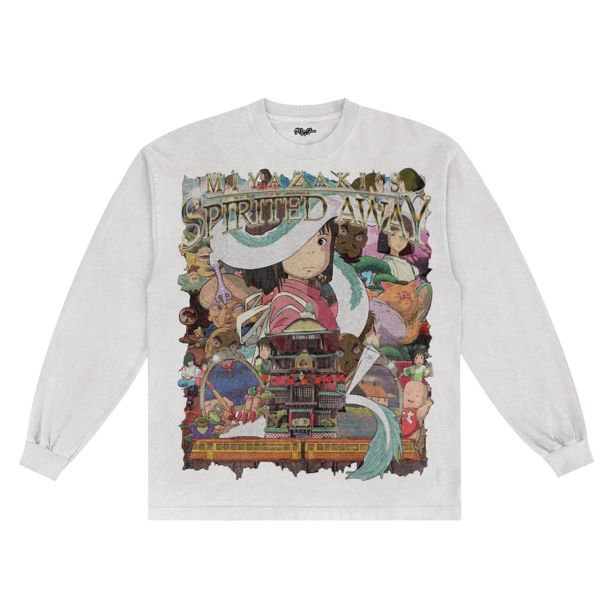 Spirited Away Long Sleeved Tee Hoodie, Sweatshirt | ZylaModa.com (Image 3)