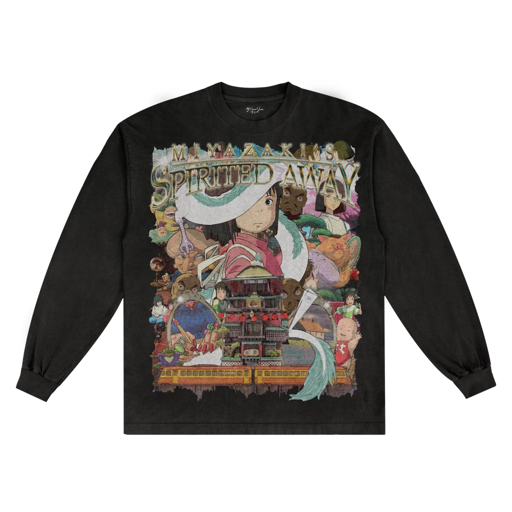 Spirited Away Long Sleeved Tee Hoodie, Sweatshirt | ZylaModa.com (Image 5)