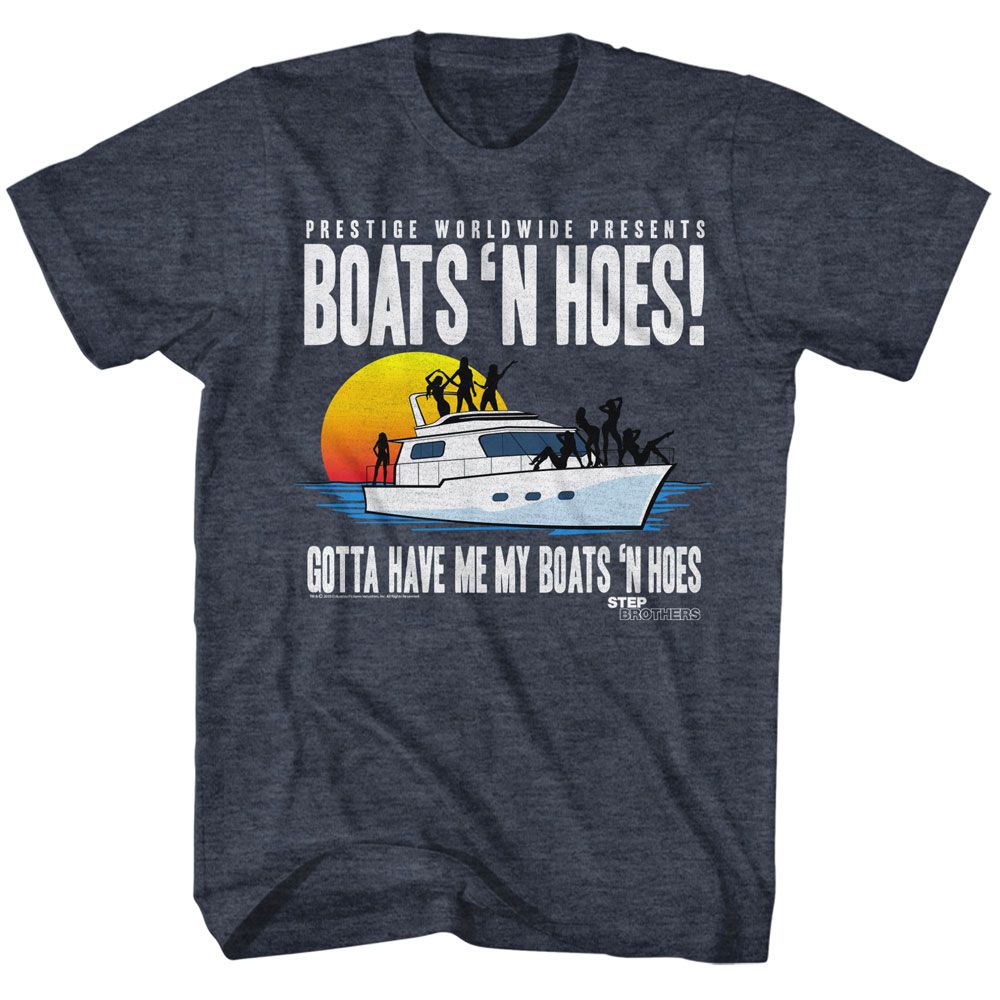 Step Brothers - Boat With Saucy Gals T-Shirt Hoodie, Sweatshirt | ZylaModa.com (Image 2)