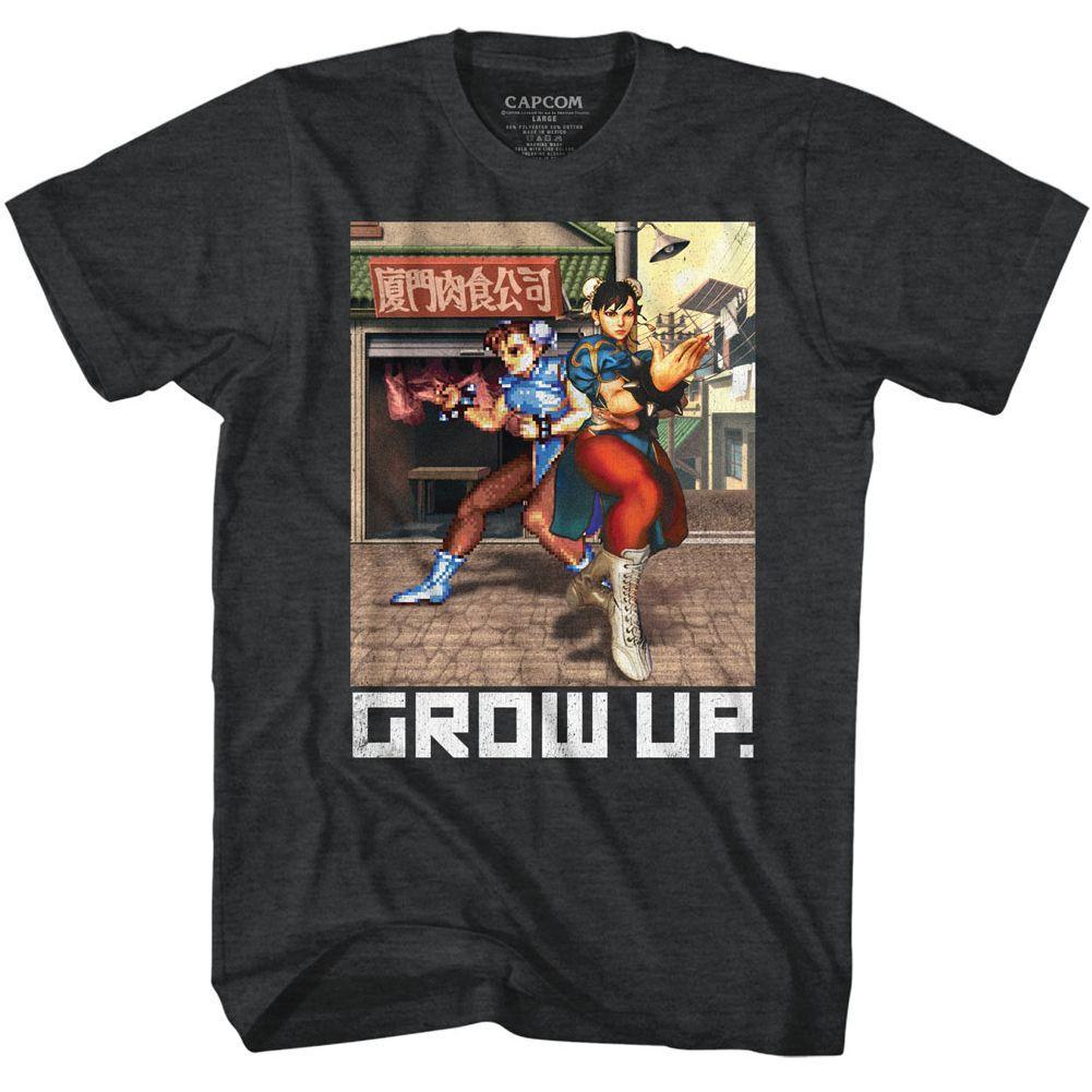 Street Fighter Grow Up. Boyfriend Tee Hoodie, Sweatshirt | ZylaModa.com