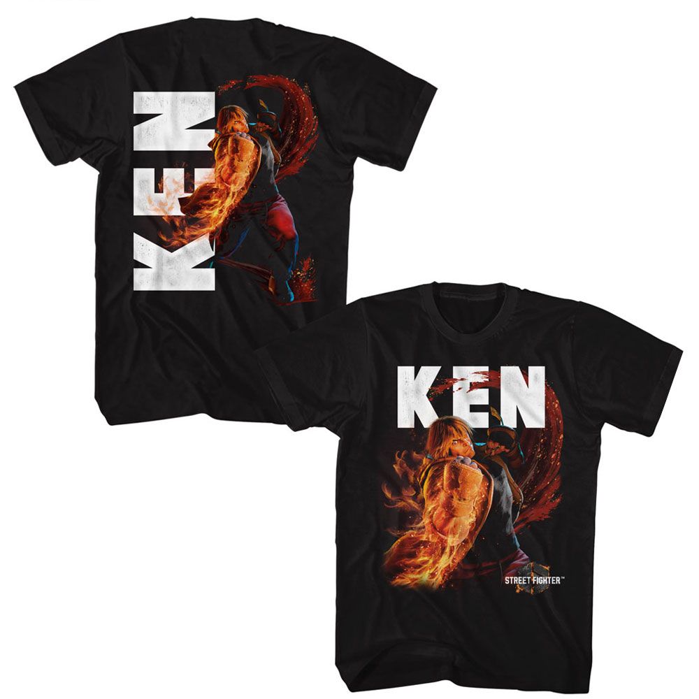 Street Fighter - Ken Character T-Shirt Hoodie, Sweatshirt | ZylaModa.com