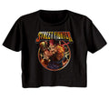 Street Fighter - Lightning Ryu Womens Crop Tee Hoodie, Sweatshirt | ZylaModa.com