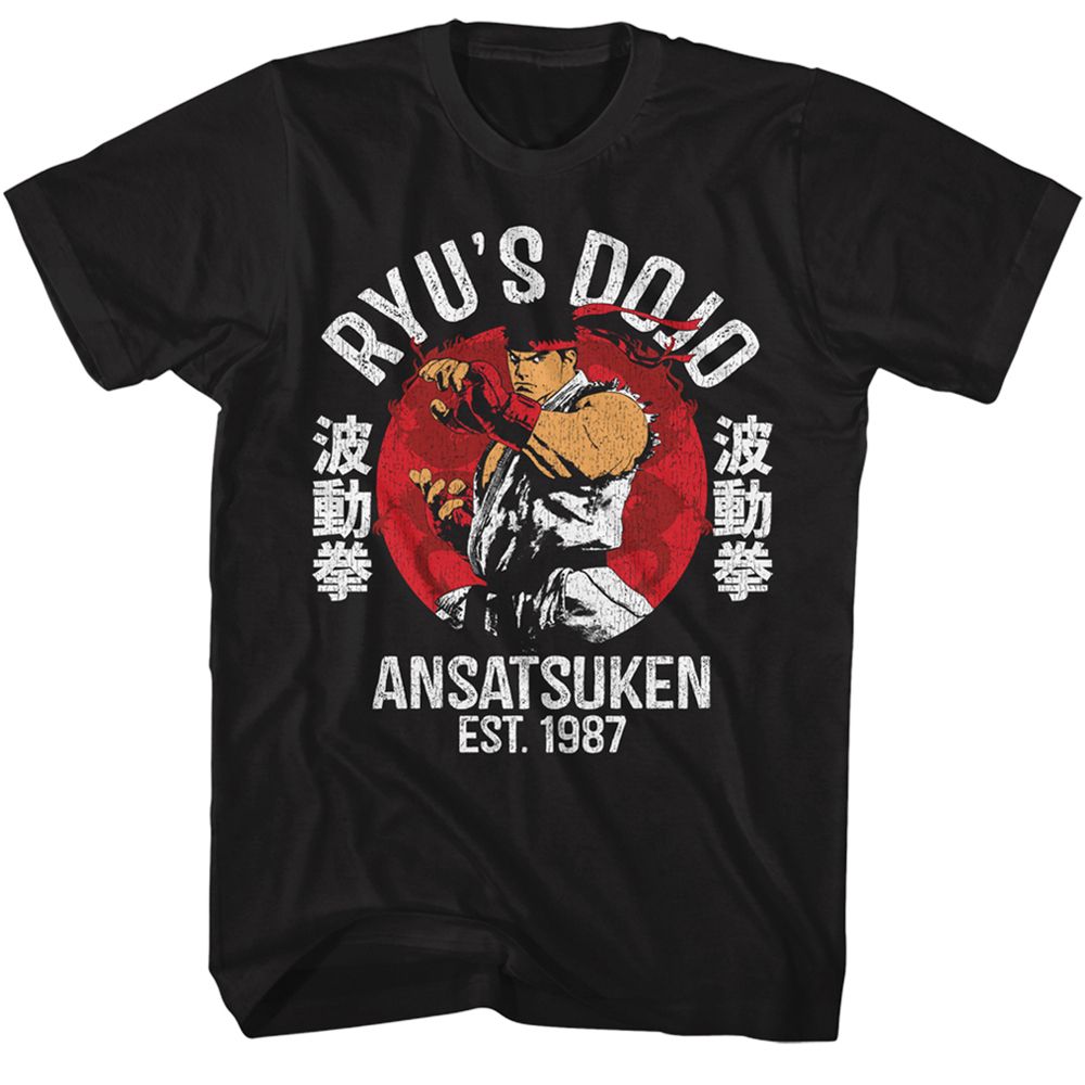 Street Fighter - Ryu's Dojo T-shirt Hoodie, Sweatshirt | ZylaModa.com