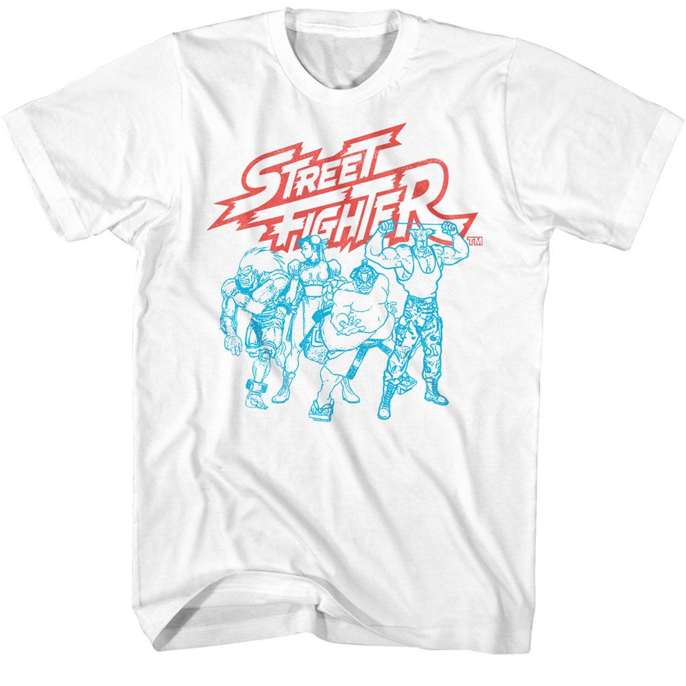 Street Fighter - SF2 Fighters Group T-Shirt Hoodie, Sweatshirt | ZylaModa.com
