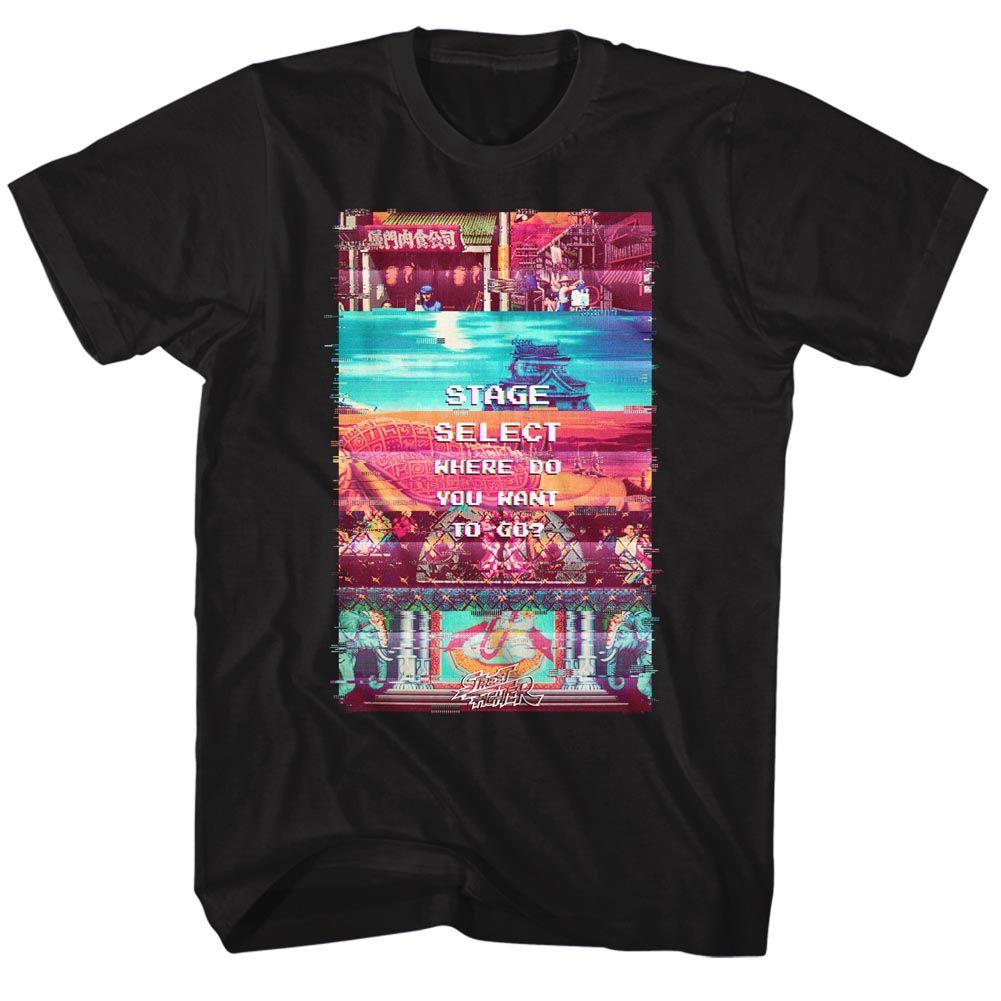 Street Fighter Stage Select T-Shirt Hoodie, Sweatshirt | ZylaModa.com