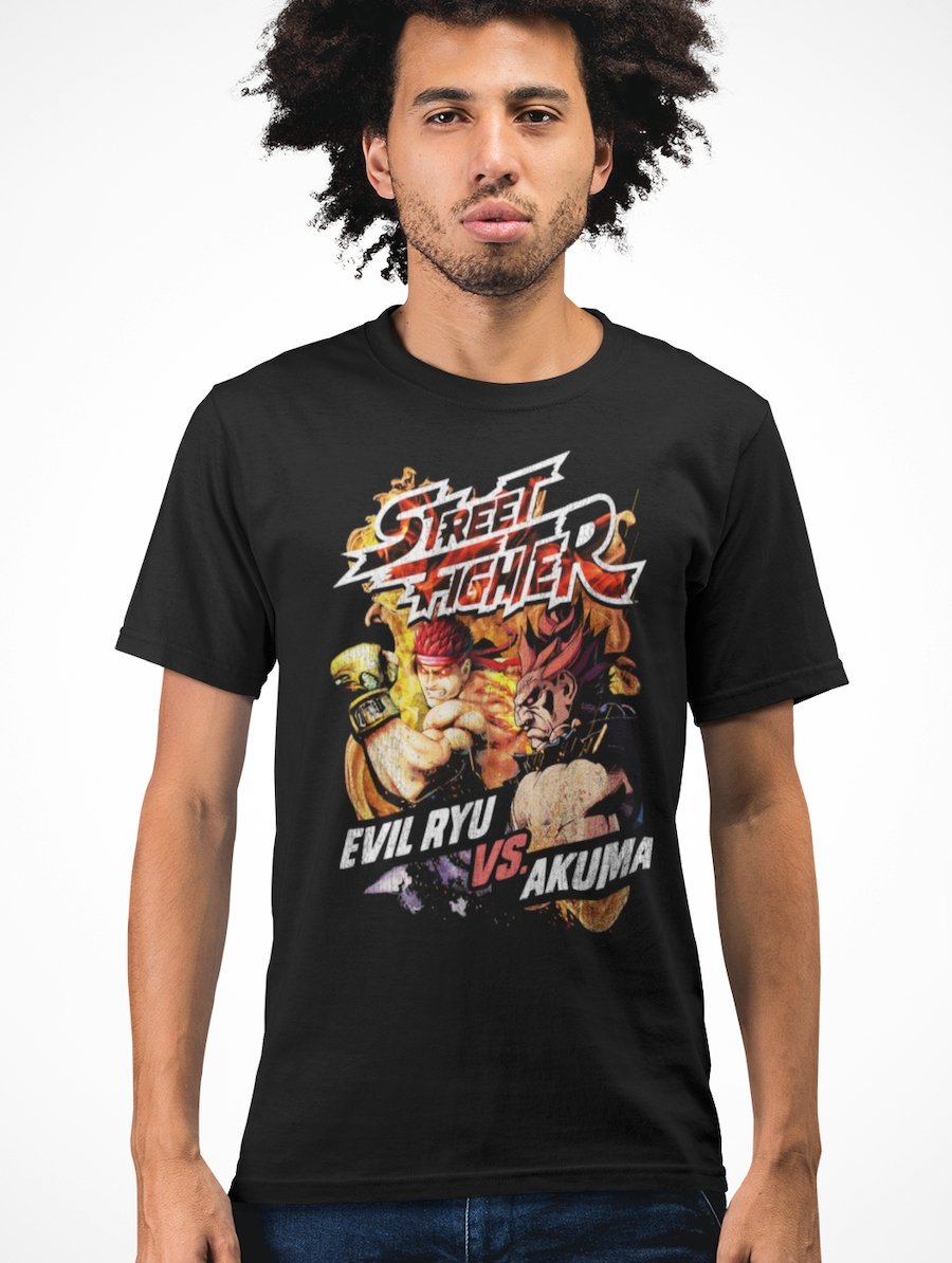 Street Fighter Street Fire T-Shirt Hoodie, Sweatshirt | ZylaModa.com (Image 1)