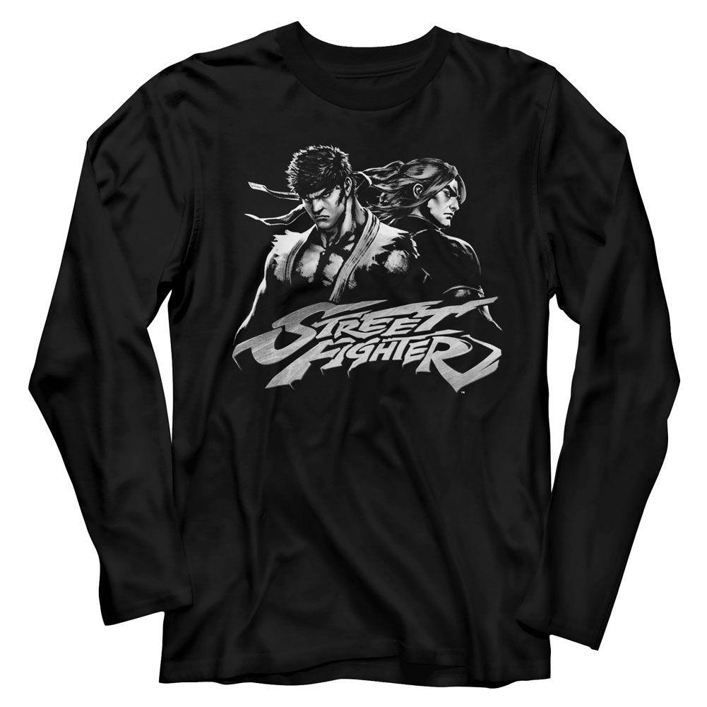 Street Fighter Two Dudes Long Sleeve T-Shirt Hoodie, Sweatshirt | ZylaModa.com