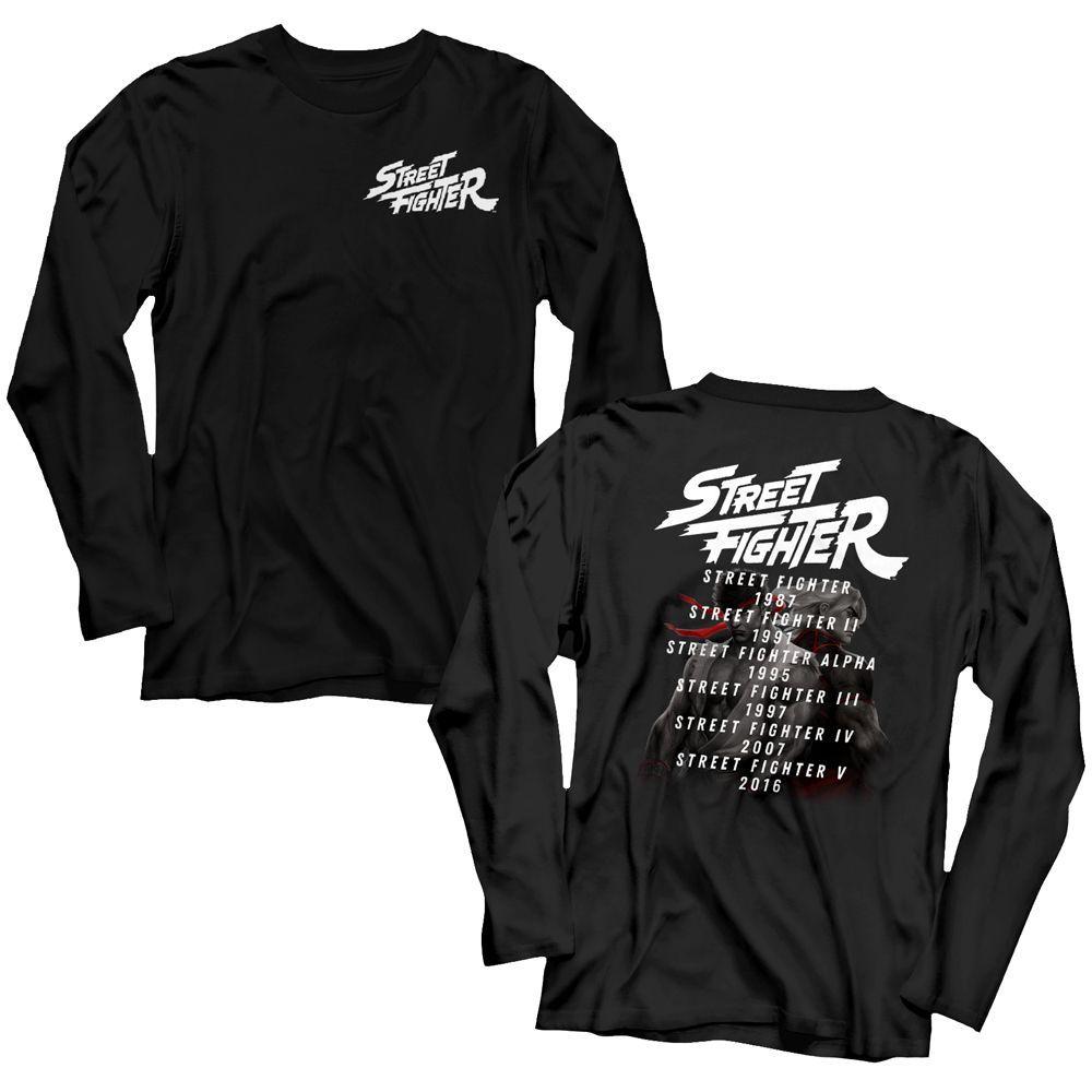 Street Fighter Versus Long Sleeve Boyfriend Tee Hoodie, Sweatshirt | ZylaModa.com