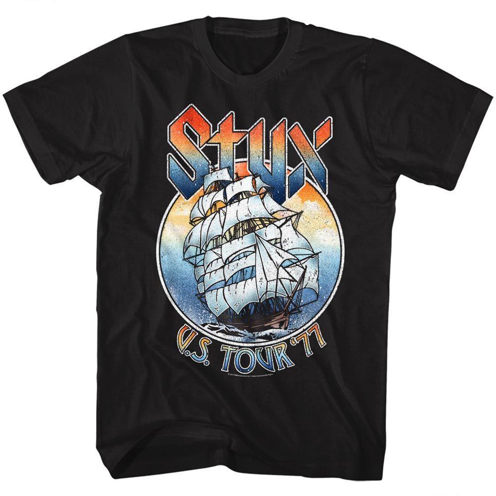 Styx '77 Tour Boyfriend Tee Hoodie, Sweatshirt | ZylaModa.com (Image 2)