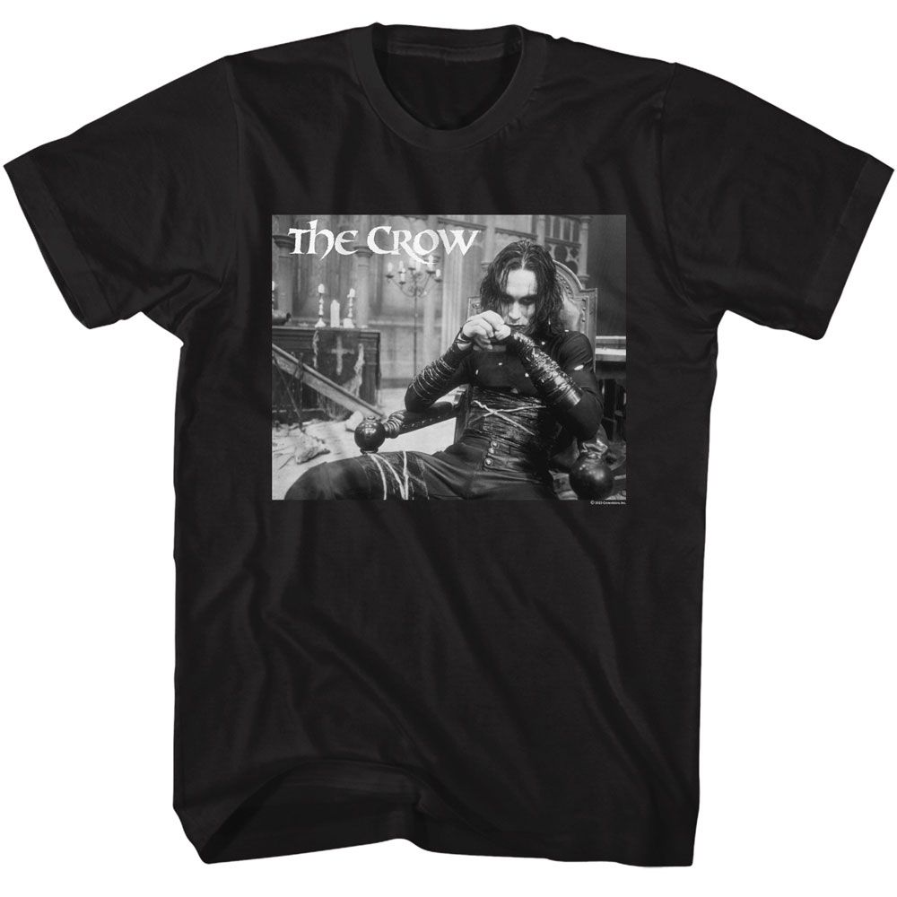 The Crow - Draven In Chair T-Shirt Hoodie, Sweatshirt | ZylaModa.com