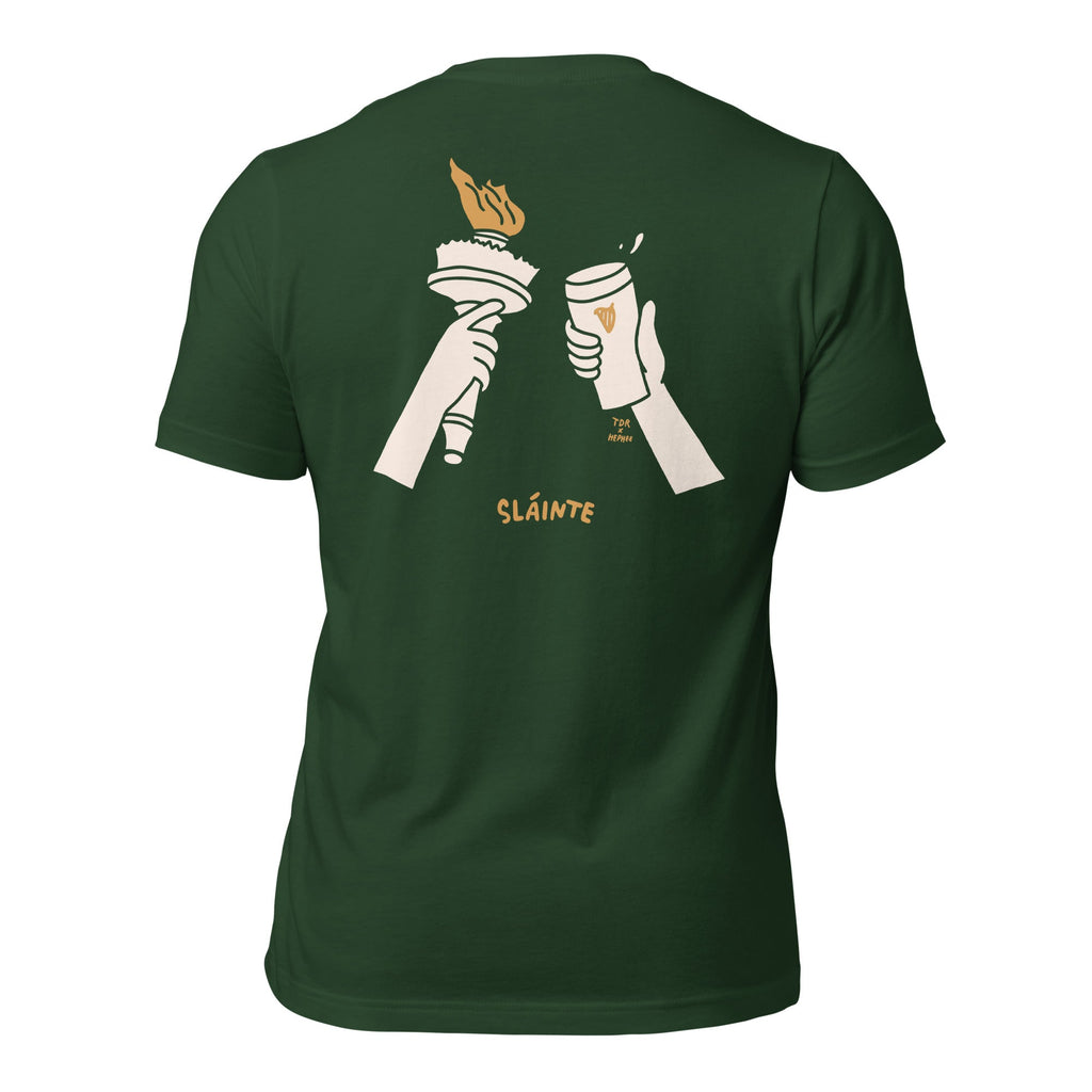 The Dead Rabbit -New York, Lady Liberty SlÃ¡inte T-Shirt Hoodie, Sweatshirt | ZylaModa.com (Image 3)