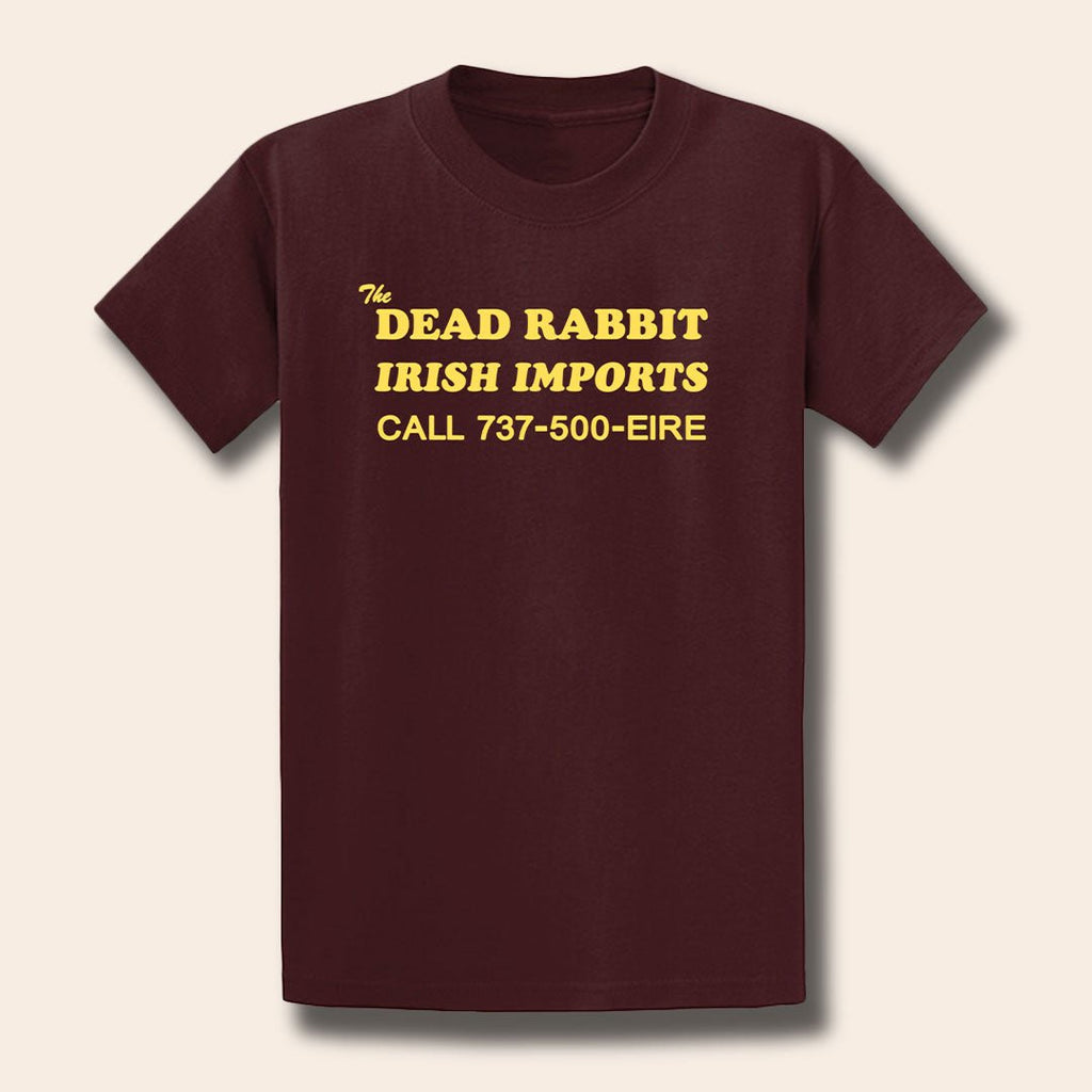 The Dead Rabbit - Irish Imports Welcome to New York T-Shirt - Athletic Maroon Hoodie, Sweatshirt | ZylaModa.com (Image 3)
