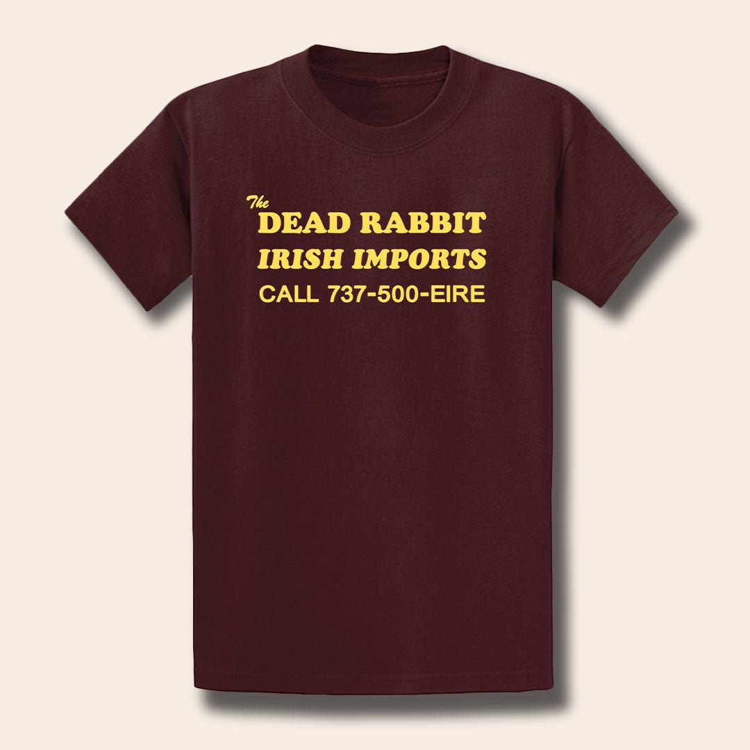 The Dead Rabbit - Irish Imports Welcome to New York T-Shirt - Athletic Maroon Hoodie, Sweatshirt | ZylaModa.com (Image 3)