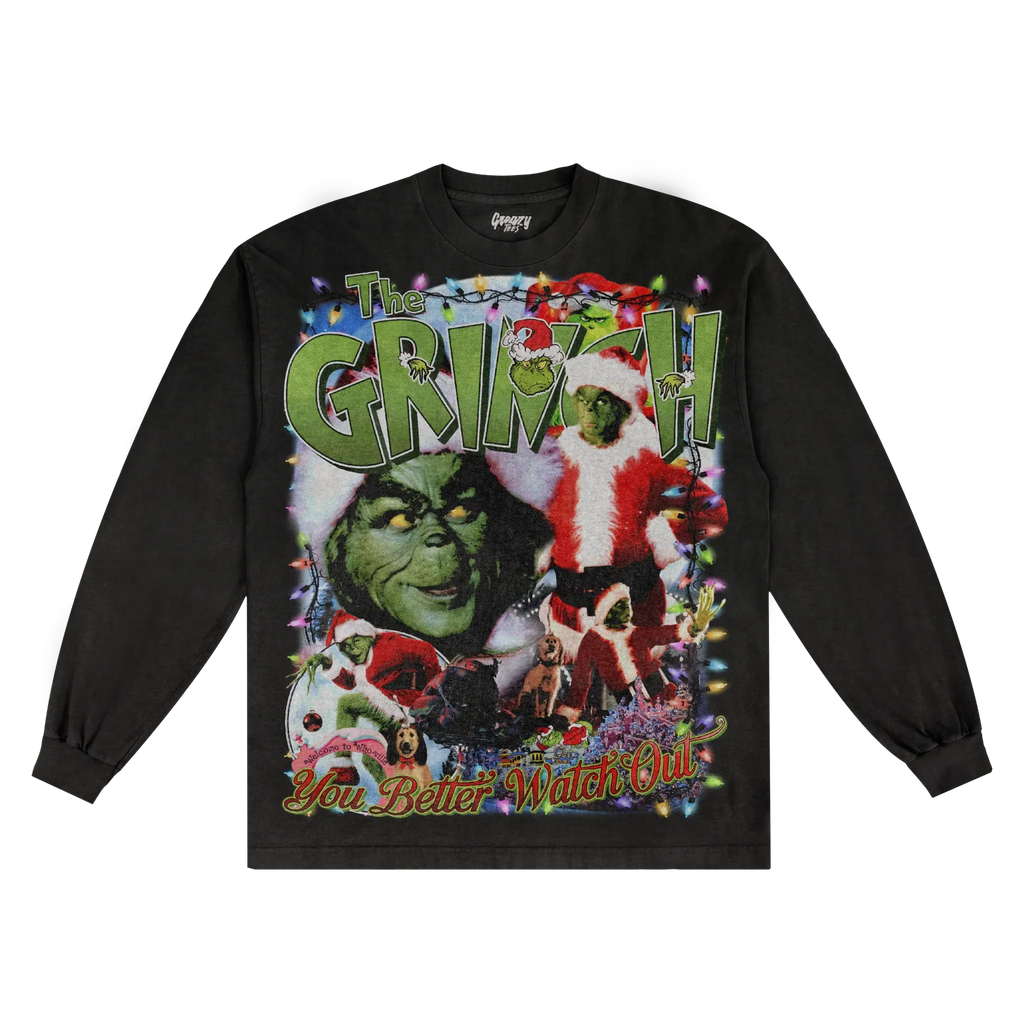 The Grinch Christmas Long Sleeved Tee Style001 Hoodie, Sweatshirt | ZylaModa.com (Image 1)