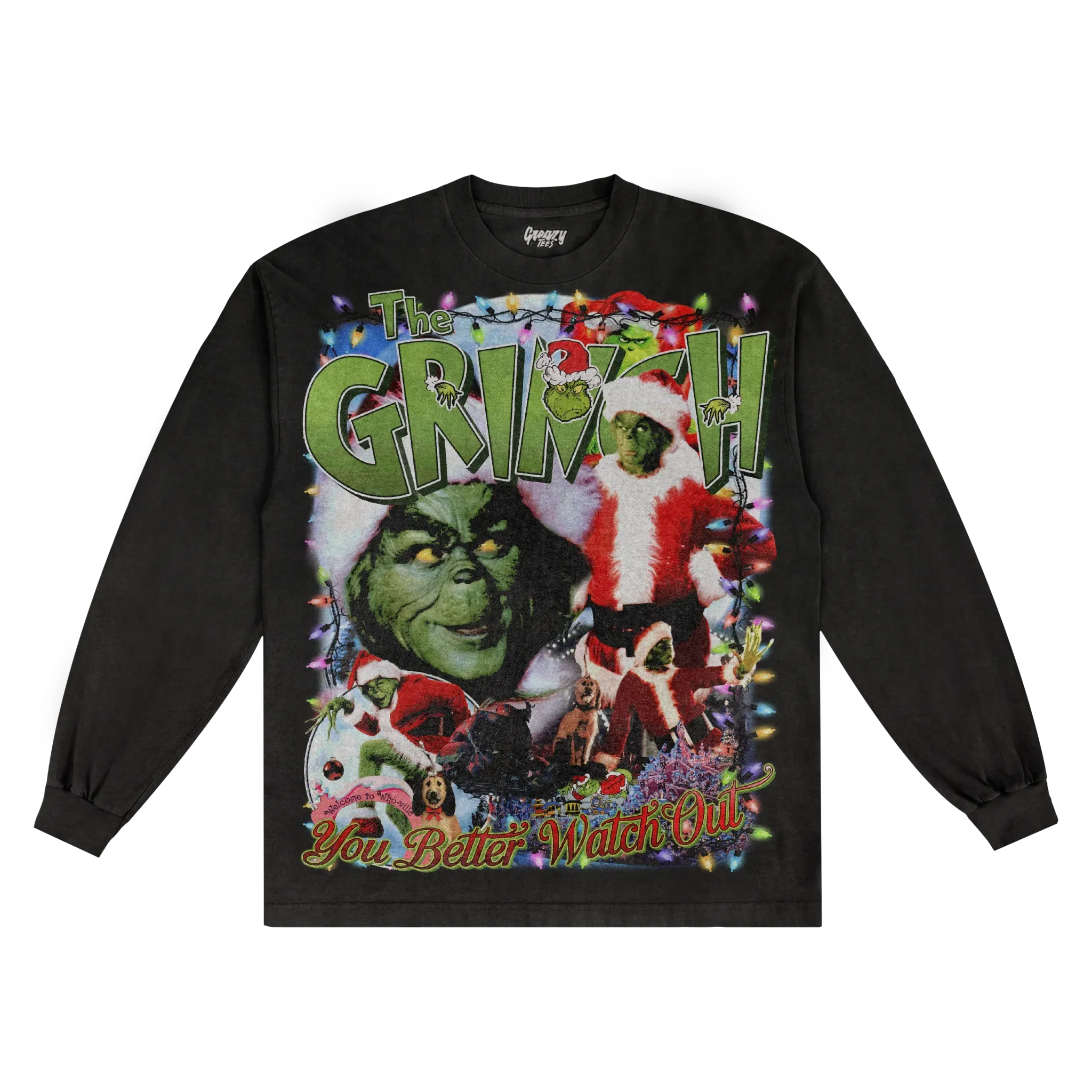 The Grinch Christmas Long Sleeved Tee Style001 Hoodie, Sweatshirt | ZylaModa.com (Image 1)