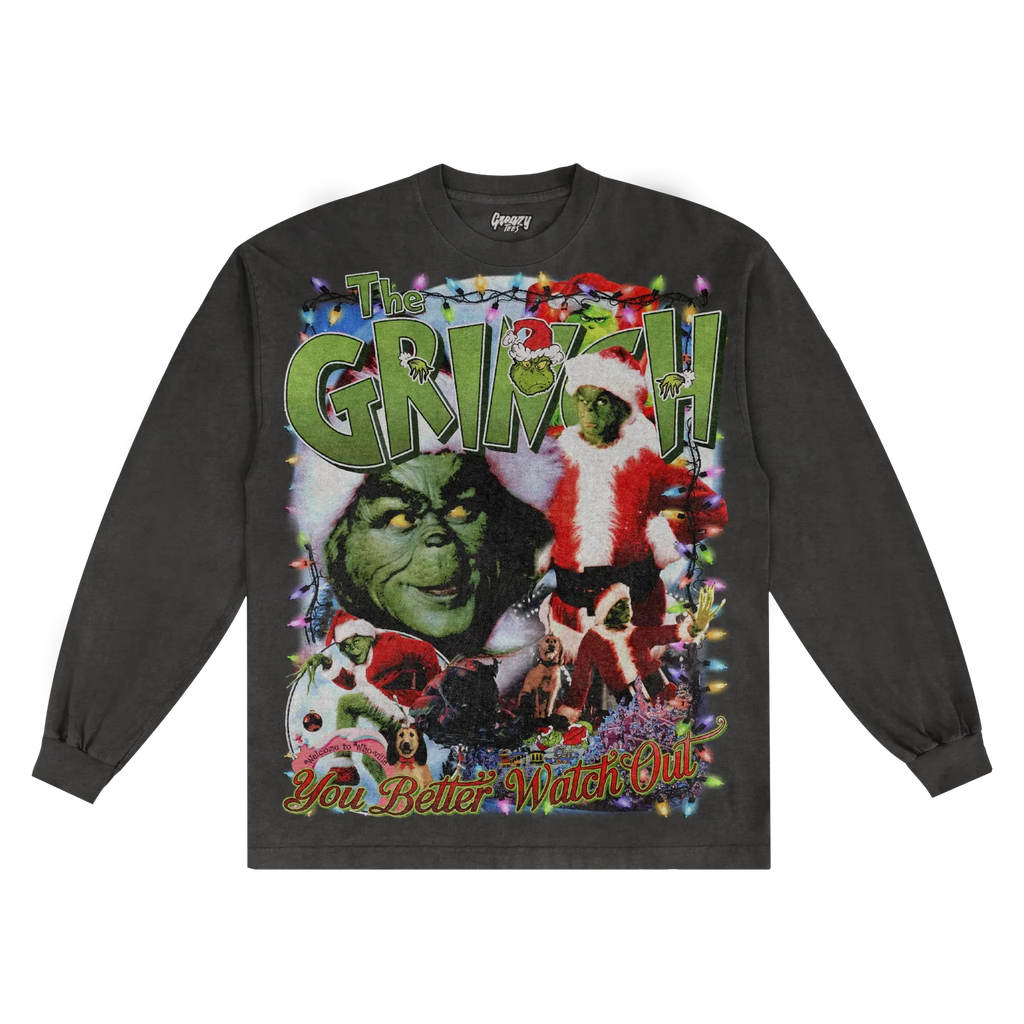 The Grinch Christmas Long Sleeved Tee Style002 Hoodie, Sweatshirt | ZylaModa.com (Image 1)