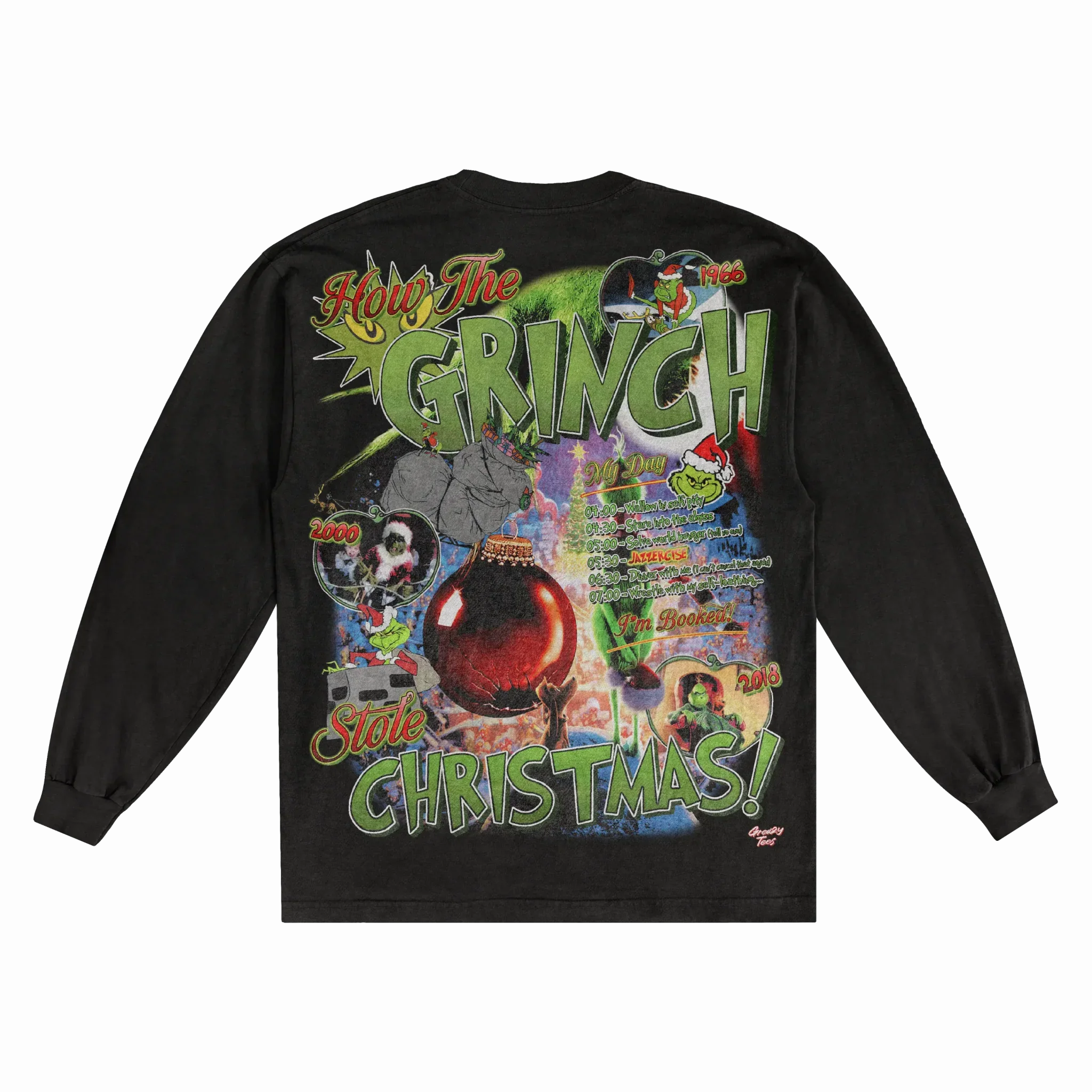The Grinch Christmas Long Sleeved Tee Style001 Hoodie, Sweatshirt | ZylaModa.com (Image 2)