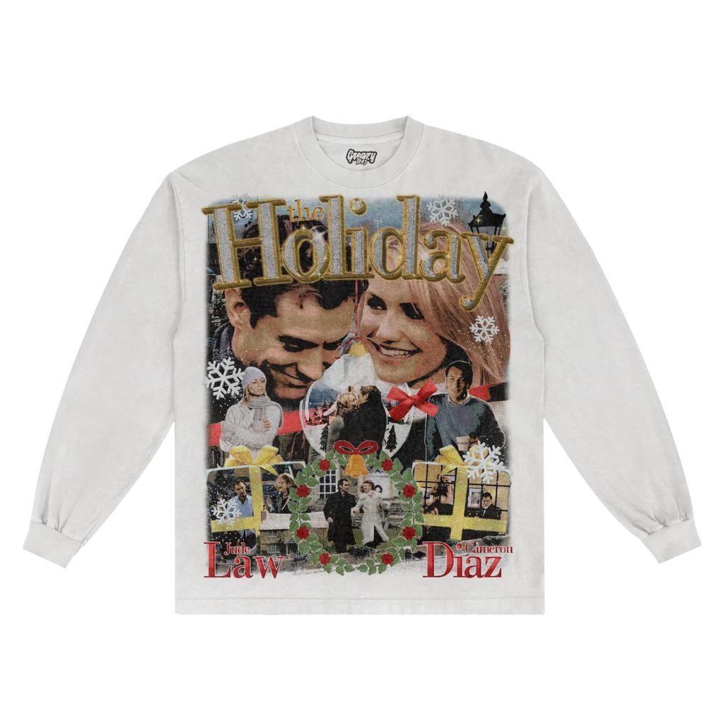 The Holiday Christmas Long Sleeved Tee Hoodie, Sweatshirt | ZylaModa.com (Image 1)