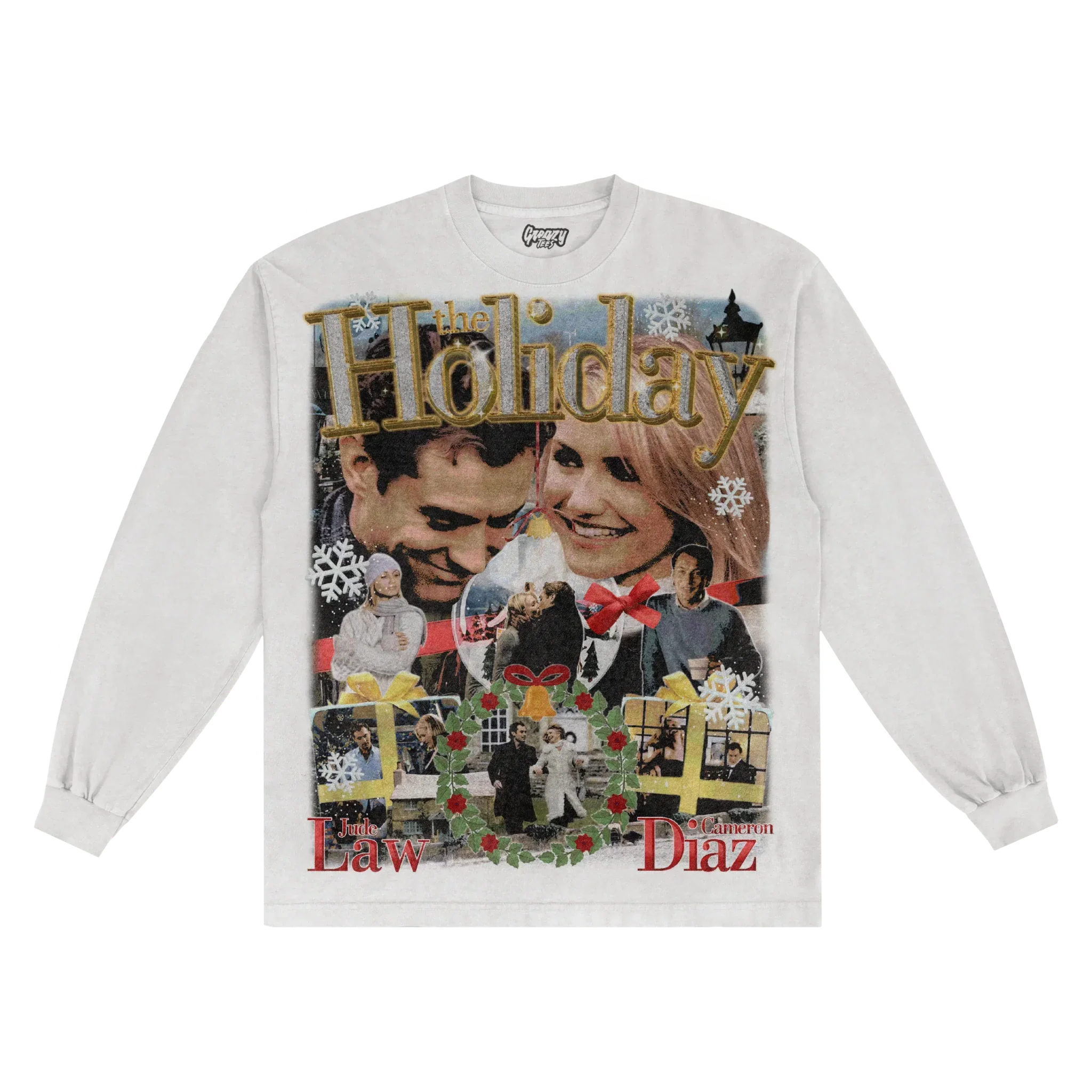 The Holiday Christmas Long Sleeved Tee Hoodie, Sweatshirt | ZylaModa.com (Image 1)