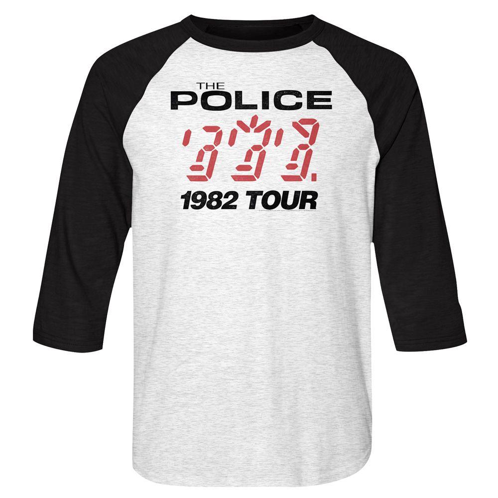 The Police 1982 Tour Baseball Shirt Hoodie, Sweatshirt | ZylaModa.com