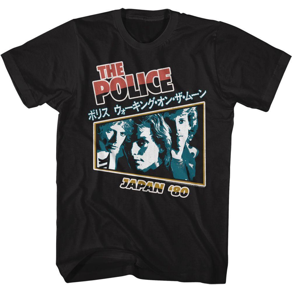 The Police Japan '80 Boyfriend Tee Hoodie, Sweatshirt | ZylaModa.com