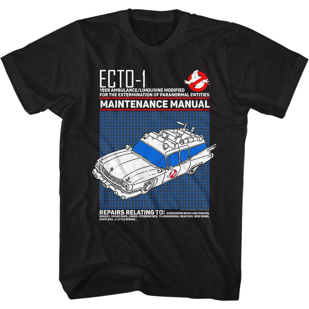 The Real Ghostbusters Ecto1 Manual Boyfriend Tee Hoodie, Sweatshirt | ZylaModa.com