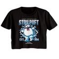 The Real Ghostbusters - RGB Stay Puft Electricity Womens Crop Tee Hoodie, Sweatshirt | ZylaModa.com