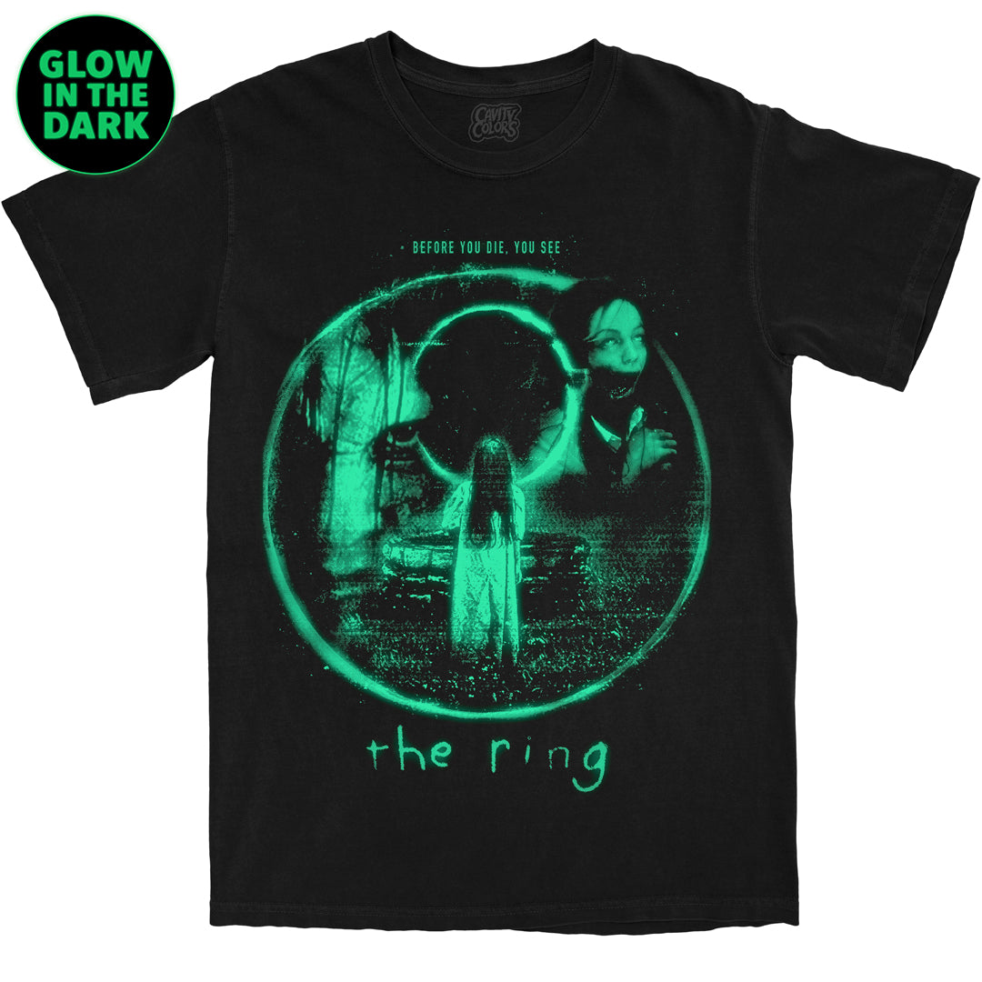 THE RING - T-SHIRT - GLOW IN THE DARK (COMFORT COLORS) Hoodie, Sweatshirt | ZylaModa.com (Image 1)