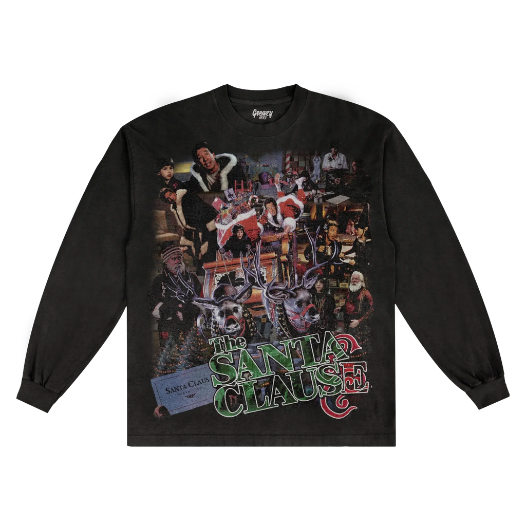 The Santa Clause Christmas Long Sleeved Tee Hoodie, Sweatshirt | ZylaModa.com (Image 3)