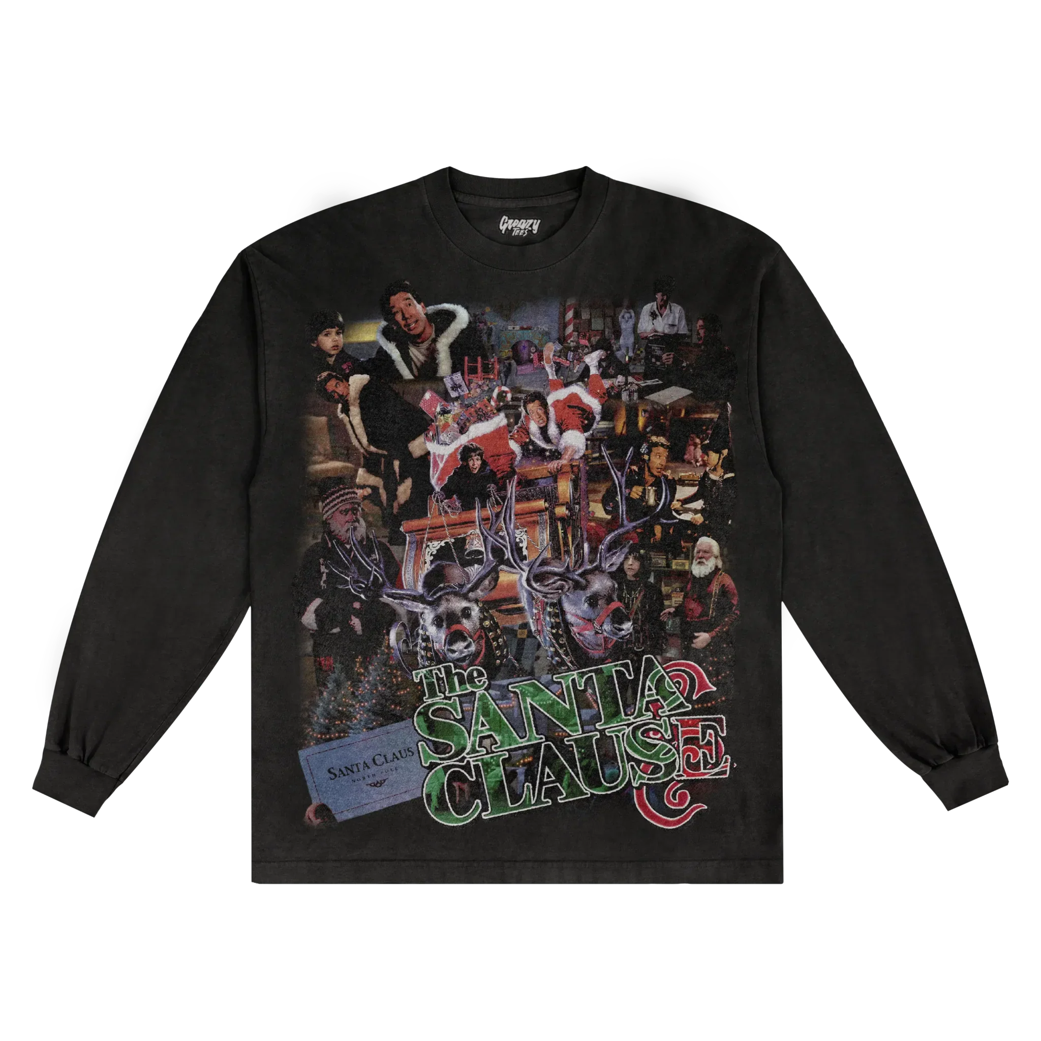 The Santa Clause Christmas Long Sleeved Tee Hoodie, Sweatshirt | ZylaModa.com (Image 3)