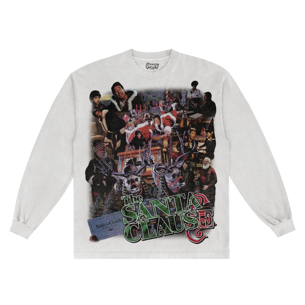 The Santa Clause Christmas Long Sleeved Tee Hoodie, Sweatshirt | ZylaModa.com (Image 1)