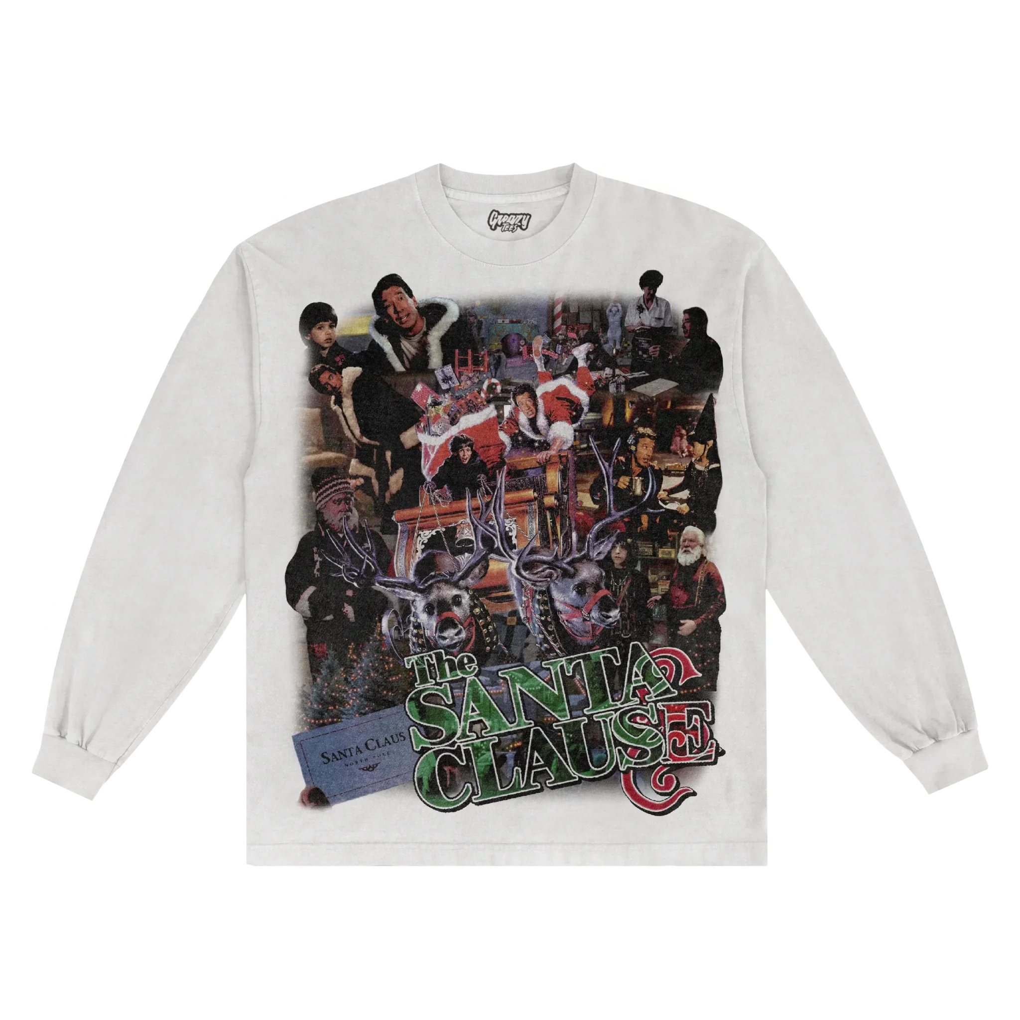 The Santa Clause Christmas Long Sleeved Tee Hoodie, Sweatshirt | ZylaModa.com (Image 1)