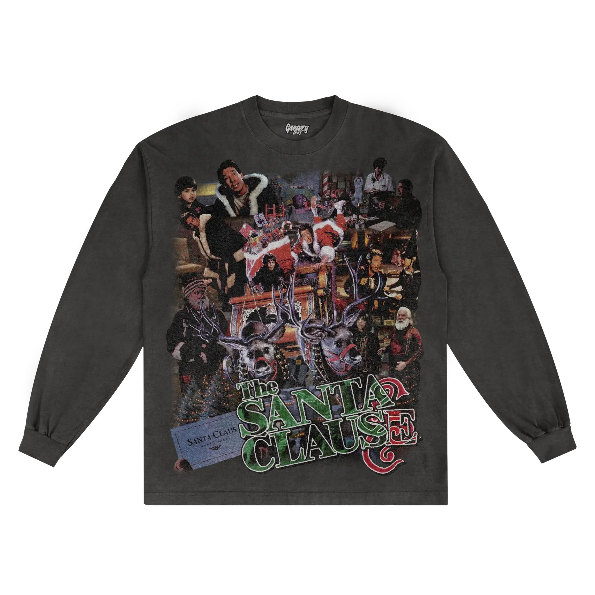 The Santa Clause Christmas Long Sleeved Tee Hoodie, Sweatshirt | ZylaModa.com (Image 5)