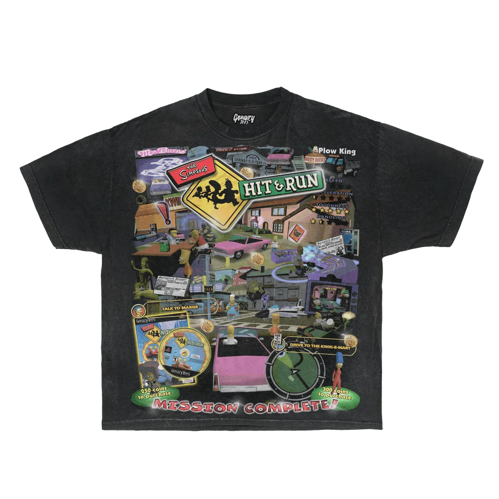 The Simpsons Hit & Run Tee Hoodie, Sweatshirt | ZylaModa.com (Image 3)