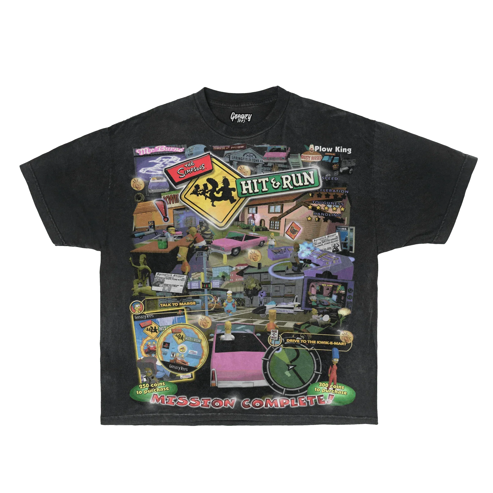 The Simpsons Hit & Run Tee Hoodie, Sweatshirt | ZylaModa.com (Image 3)