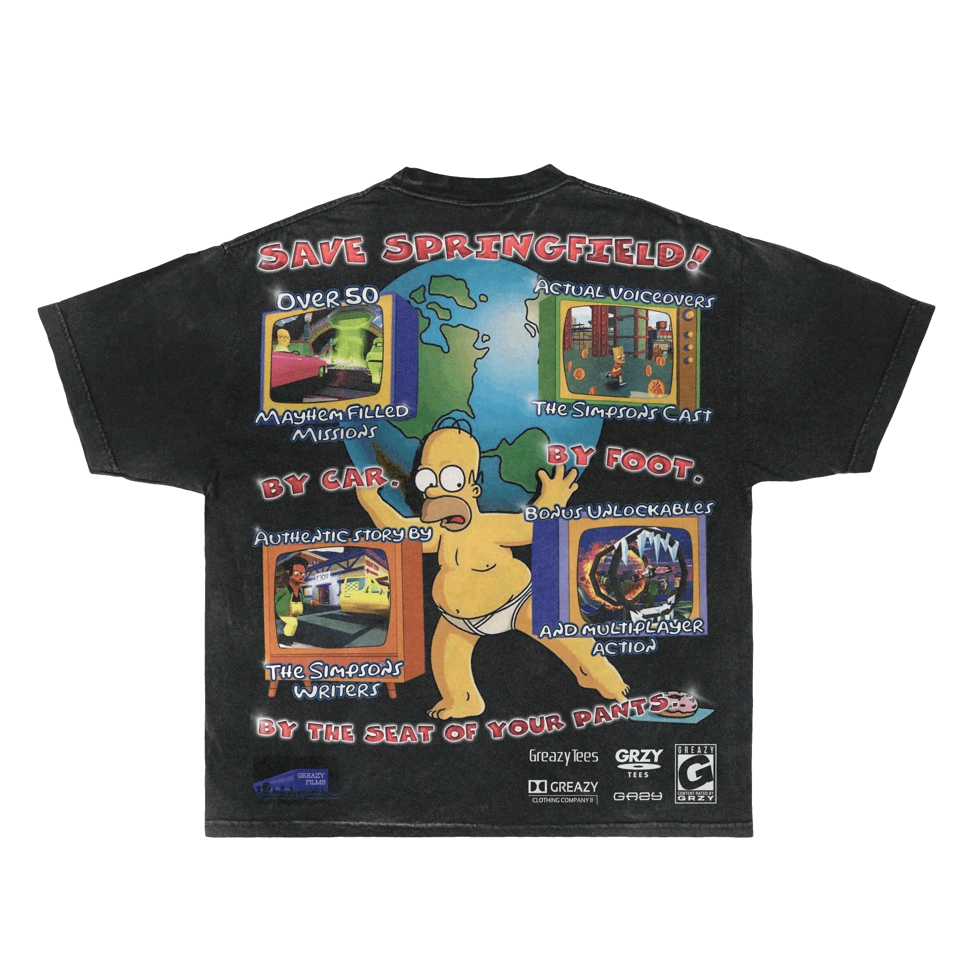 The Simpsons Hit & Run Tee Hoodie, Sweatshirt | ZylaModa.com (Image 4)