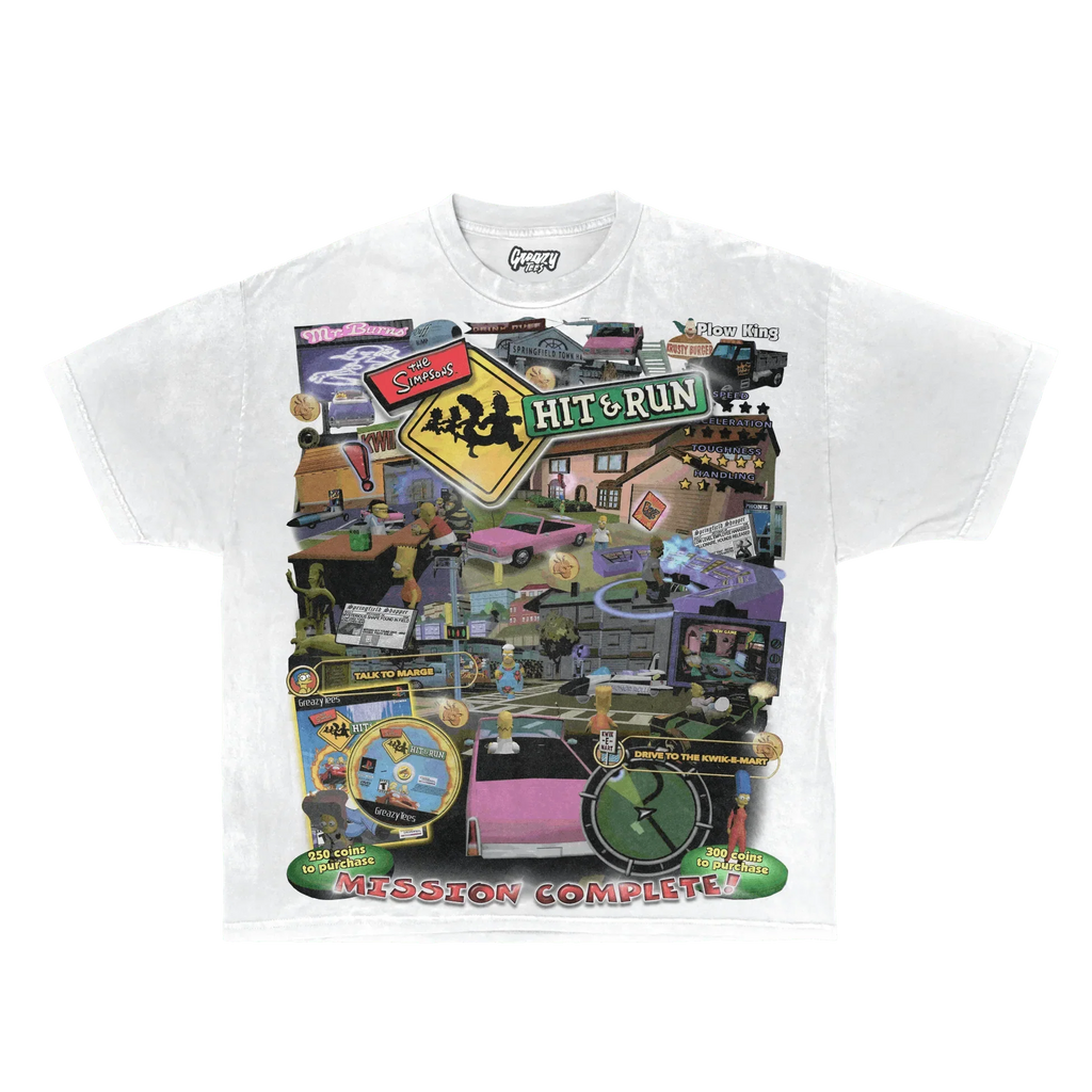 The Simpsons Hit & Run Tee Hoodie, Sweatshirt | ZylaModa.com (Image 1)
